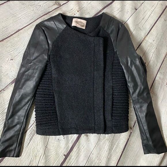 🔮 FOREVER 21 | Faux Leather Moto Jacket - Picture 1 of 8